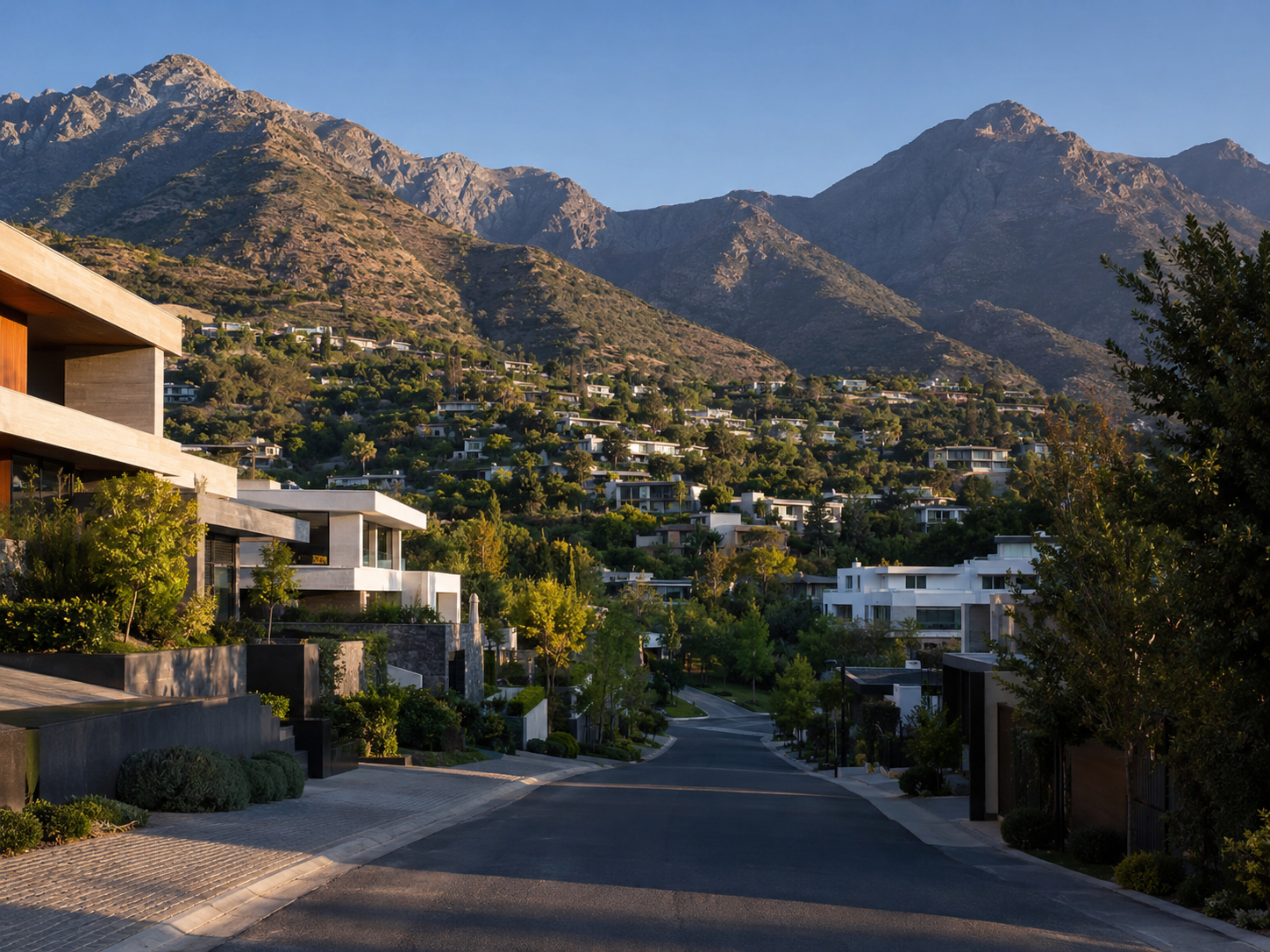 Condominio residencial en Lo Barnechea al pie de la cordillera